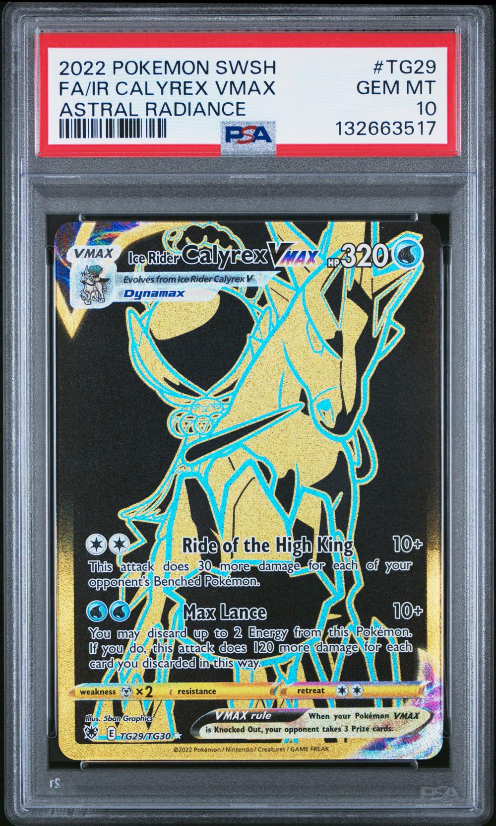 2022 Ice Rider Calyrex Vmax Full Art - Pokémon Pokémon Sword